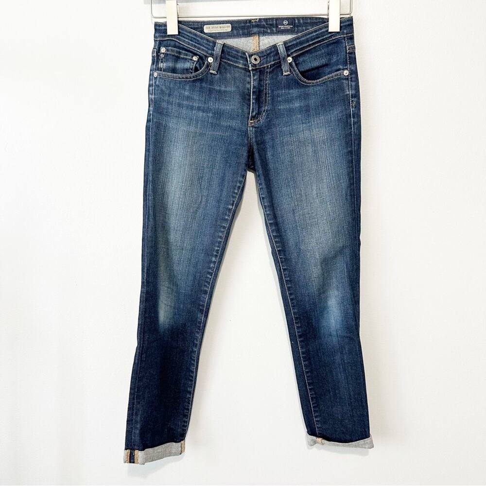AG Adriano Goldschmied the stilt roll up jeans blue cigarette denim size 26
